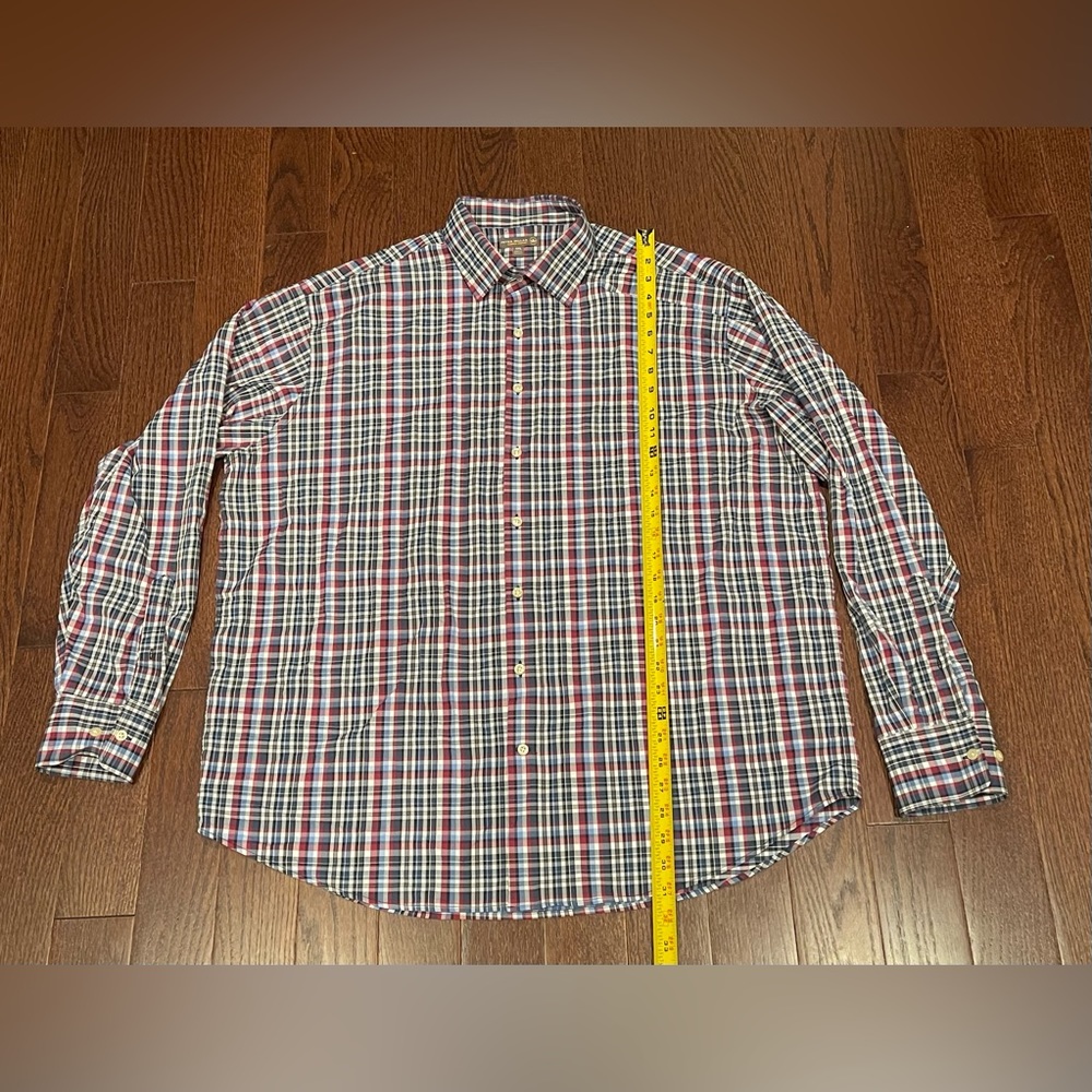 Peter Miller Checkered Pattern Long Sleeve  Men Size XXL